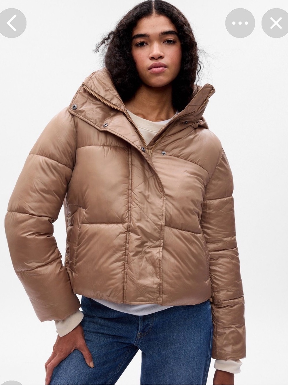 Gap Big Puff Cropped Jacket Small